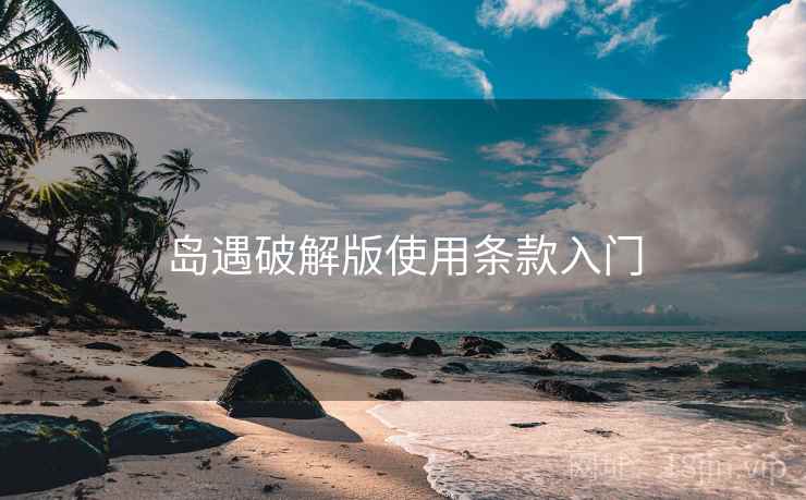 岛遇破解版使用条款入门
