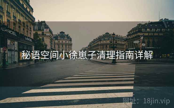 秘语空间小徐崽子清理指南详解