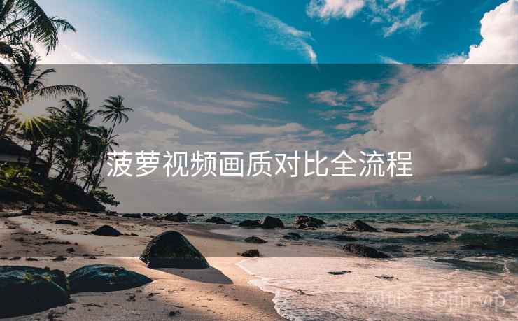 菠萝视频画质对比全流程
