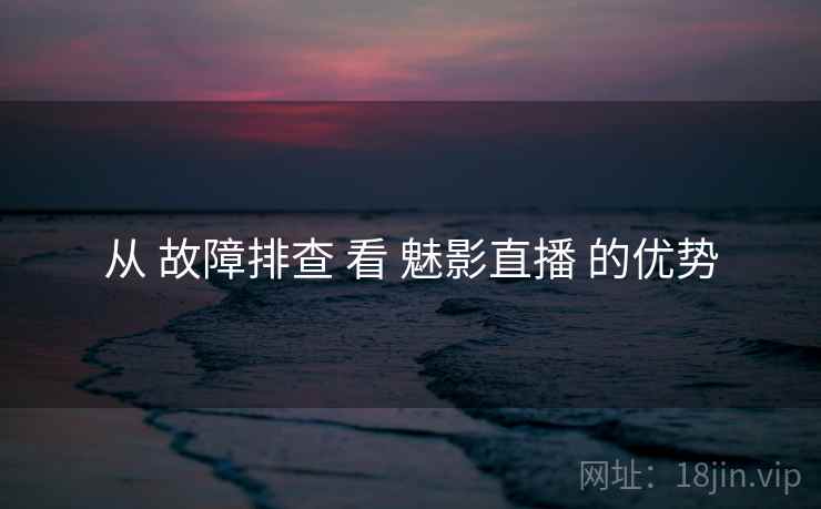 从 故障排查 看 魅影直播 的优势