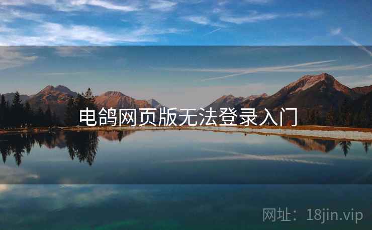 电鸽网页版无法登录入门